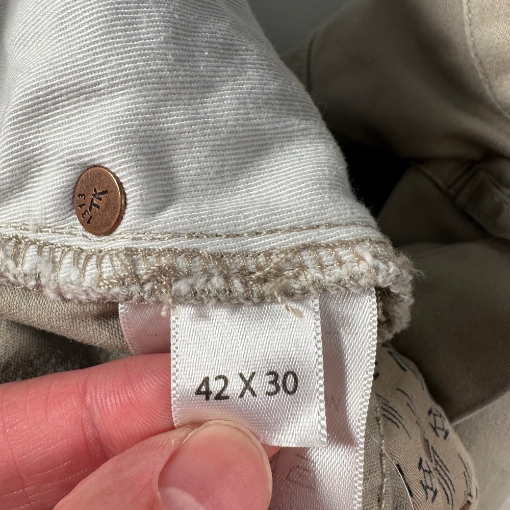 Pendleton Mens Chino Pants‎ 42x30 Tan Khaki Stretch Cotton 5-Pocket Straight Leg - Picture 8 of 15
